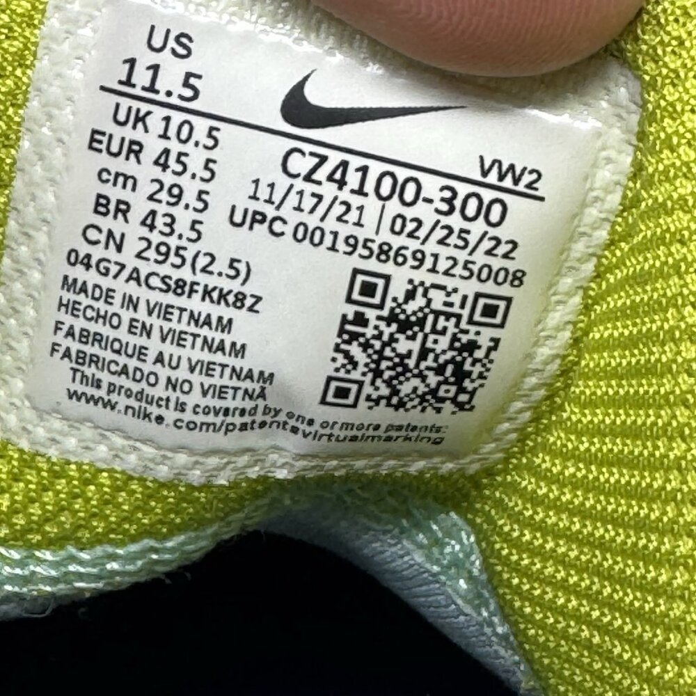 Nike Kyrie Flytrap 5 Mens Size 11.5 Blue Green White Basketball Shoes Sneakers - Picture 8 of 9